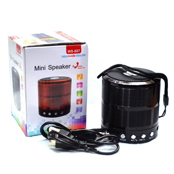 اسپیکر بلوتوثی قابل حمل مدل mini ws-887 1