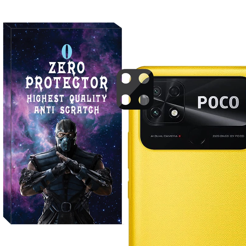 محافظ لنز دوربین زیرو مدل 3D-ZR مناسب برای گوشی موبایل شیائومی Poco C40 / Redmi 10C