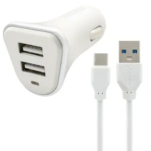 شارژر فندکی نافومی مدل C05 به همراه کابل تبدیل USB-C