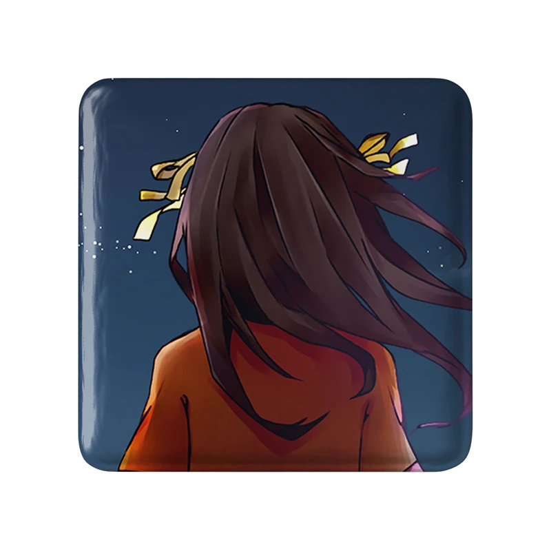 مگنت خندالو طرح هاروهی انیمه ناپدید شدن هارومی سوزومیا The Disappearance of Haruhi Suzumiya  مدل مربعی کد 23143