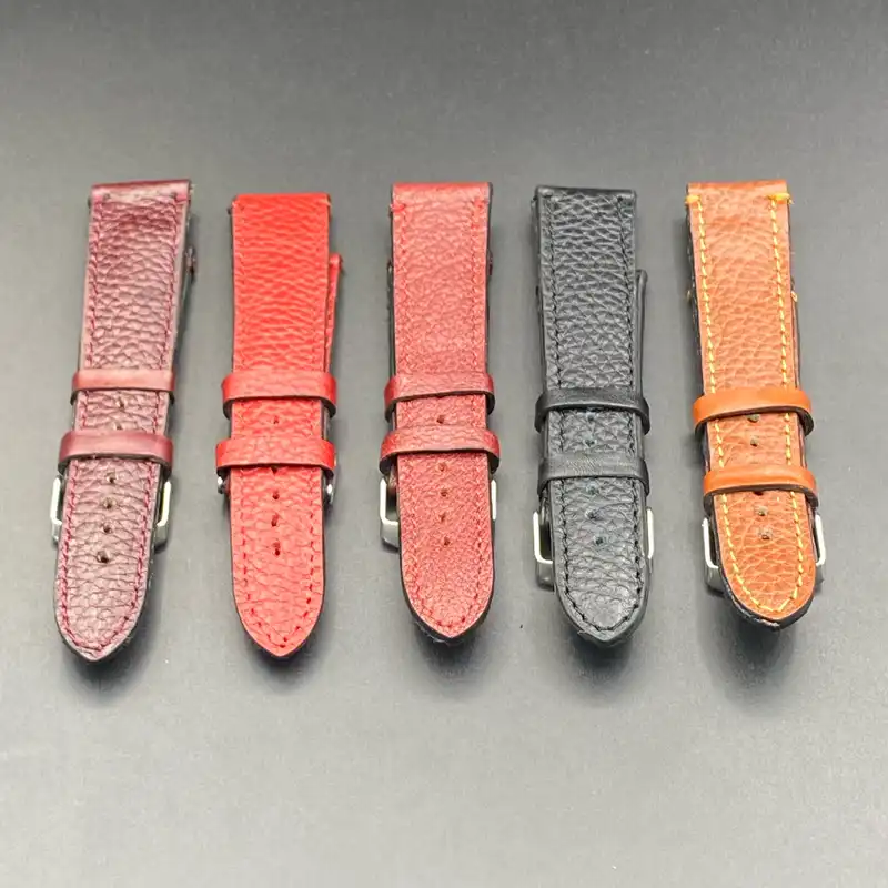 بند ساعت مچی مدل چرمي پوست ماري