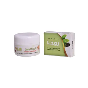 کرم مرطوب کننده روجا مدل چای سبز حجم 70 میلی لیتر به همراه صابون 20 گرم