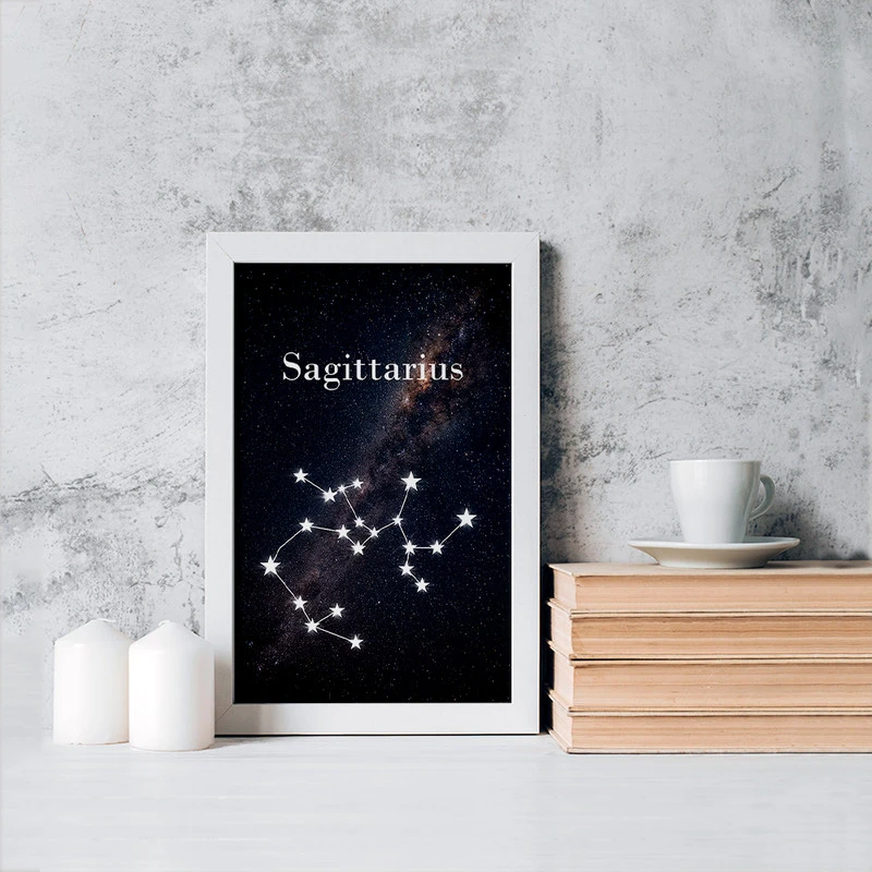 تابلو یاسین دکوراتیو مدل ماه تولد آذر Sagittarius کد D236