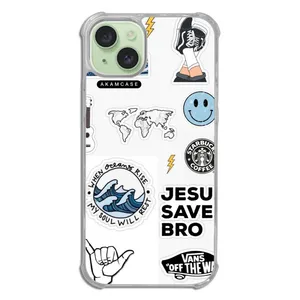 AKAM AMCWTA15PLUS-GOOD VIBE1 Cover For Apple iPhone 15 Plus