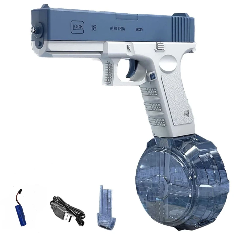 تفنگ آب پاش ناب سل مدل شارژی مخزن دار کد Rechargeable water squirt gun with tank