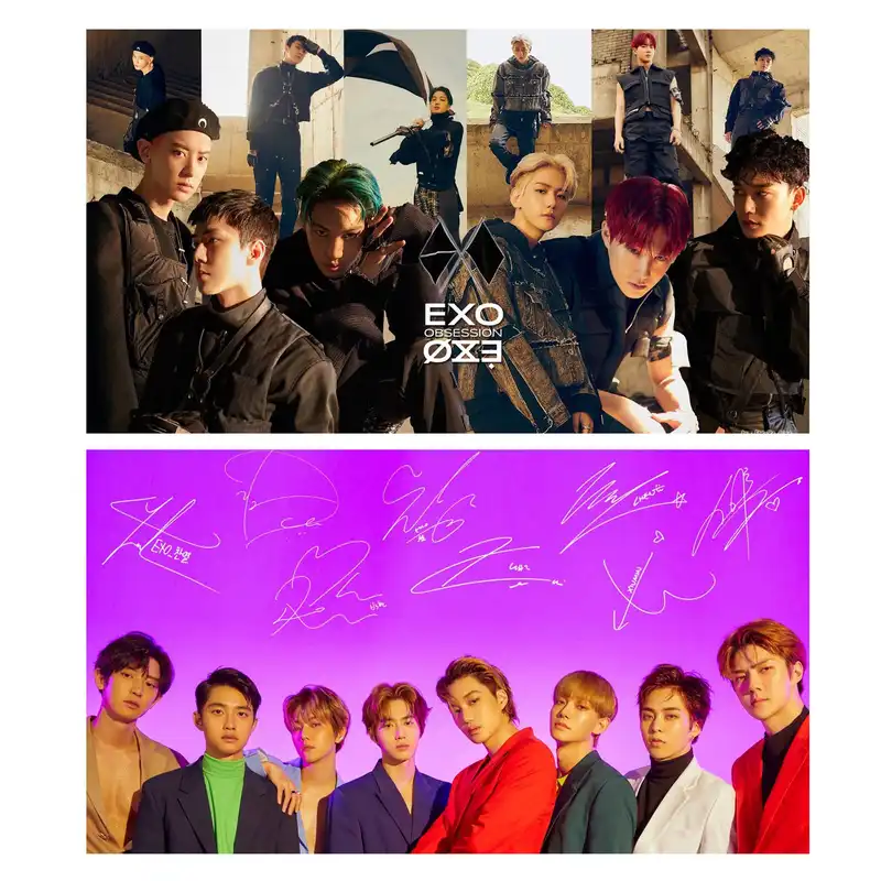 پوستر طرح Exo مجموعه 2 عددی