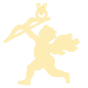 آویز گردنبند طلا 18 عیار زنانه الن نار مدل ELN3136