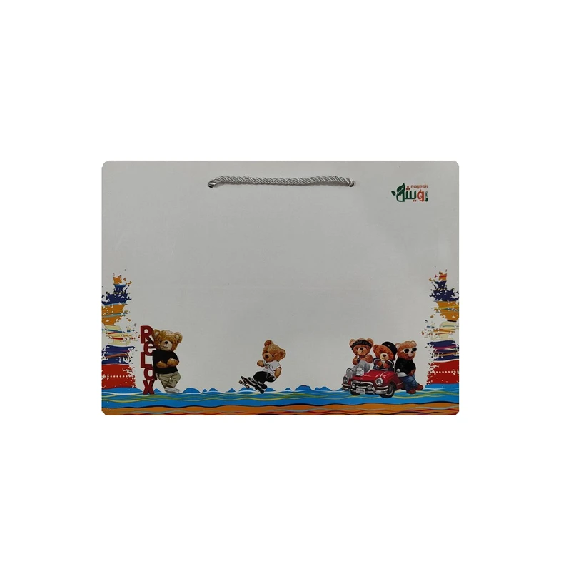 تخته وایت برد رویش مدل m.d.f طرح خرس تدی کد 007 سایز 24x34 سانتی متر