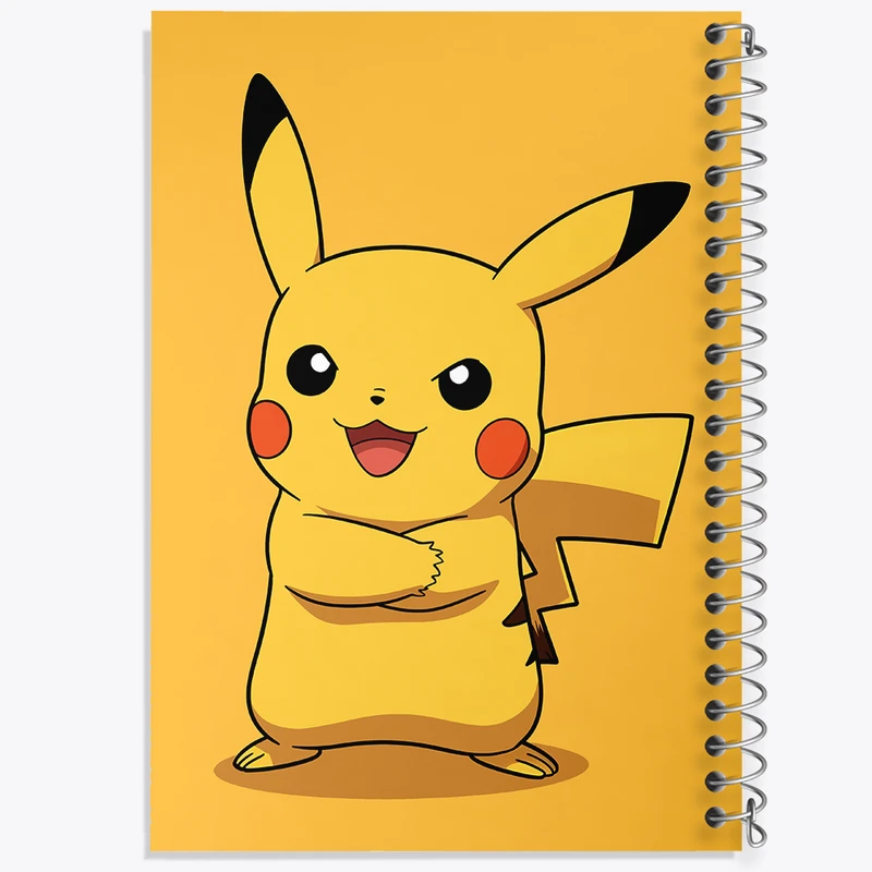 دفتر مشق 100 برگ خندالو طرح انیمه پوکمون (pokemon) کد F7037