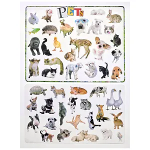 برچسب طرح برش خورده بولت ژورنال و اسکرپ بوک مدل Pets بسته 45 عددی