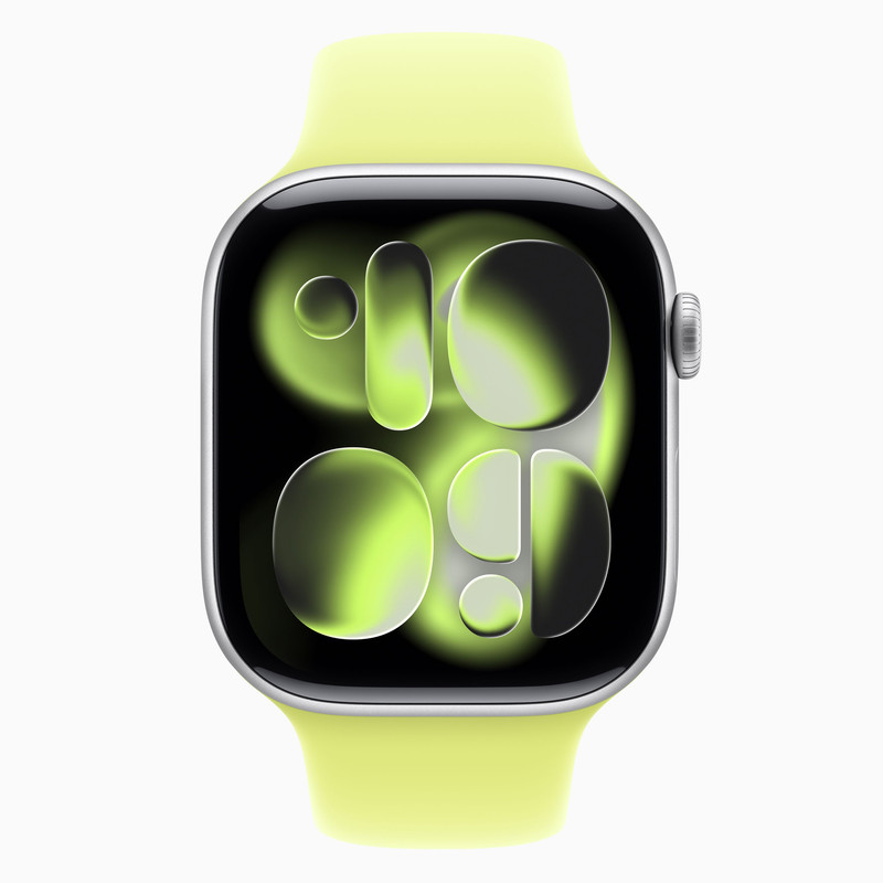 ساعت هوشمند 46 میلی متری اپل مدل Series 11 Aluminum Case با بند سیلیکونی
