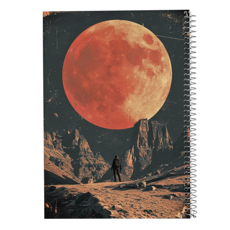 دفتر مشق 50 برگ مدوپد مدل ماه کد DF15491