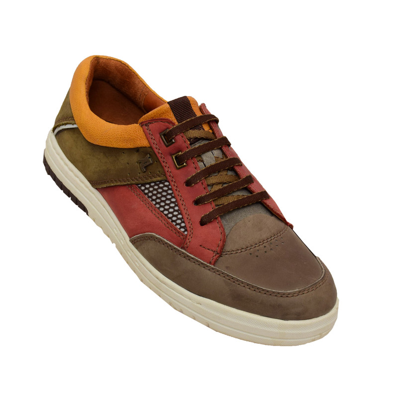 کفش روزمره مردانه چرم مغان مدل 2908