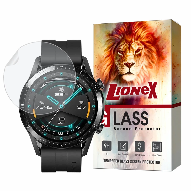  محافظ صفحه نمایش هیدروژل لایونکس مدل MTBWL مناسب برای ساعت هوشمند هوآوی Watch GT 2 46mm