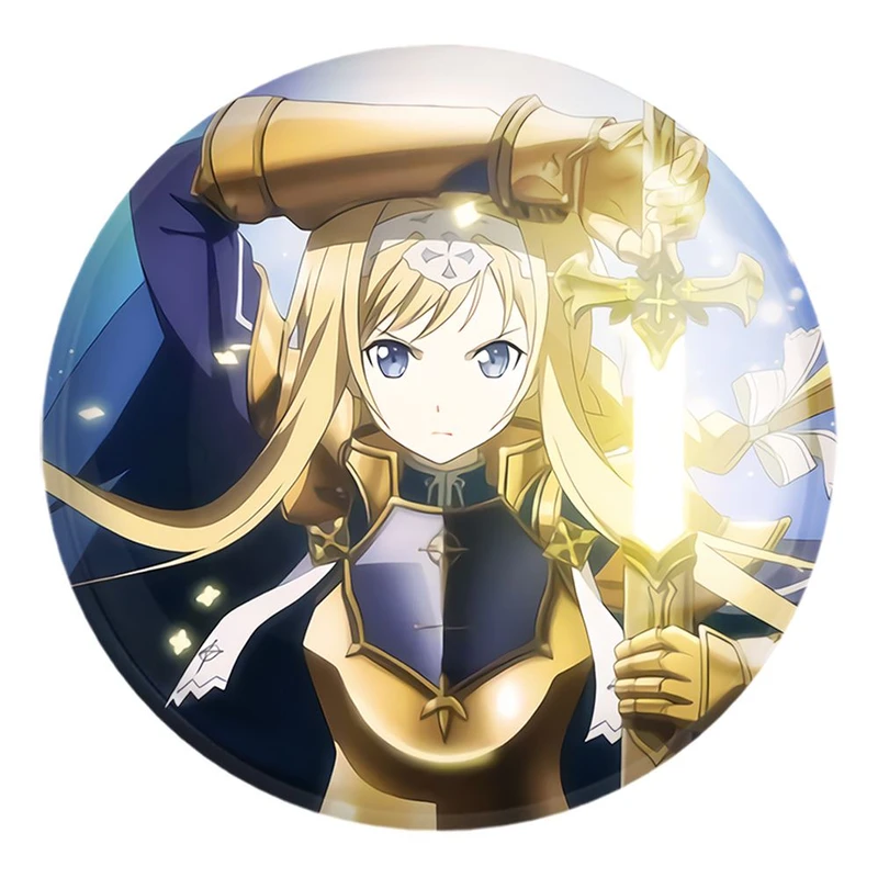 پیکسل خندالو طرح آلیس ساما انیمه هنر شمشیر زنی آنلاین کد 12067 مدل بزرگ