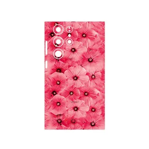 MAHOOT Pink_Flower Cover Sticker for Samsung Galaxy S23 Ultra