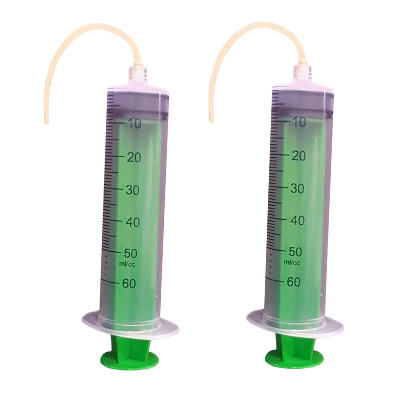 سرنگ غذای کمکی پرنده مدل کرمکدار کد 60c بسته 2 عددی