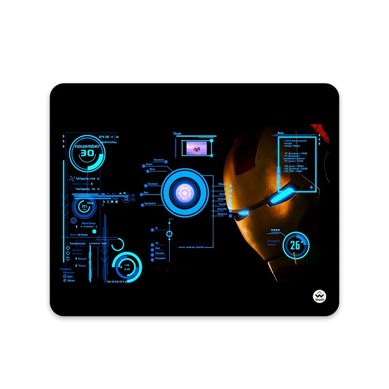 ماوس پد شادیت مدل Iron Man کد534 سایز 24*19 سانتی متر