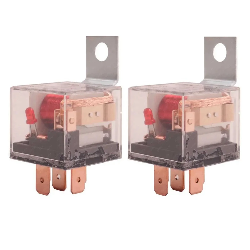 عکس شماره 4 : رله بوق 5 فیش خودرو مدل فابریکی tmt100a_2 مجموعه دو عددی