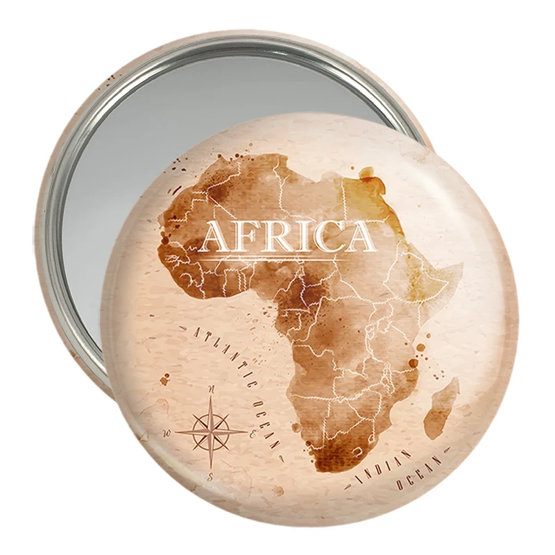 آینه جیبی خندالو مدل آفریقا Africa کد 29829