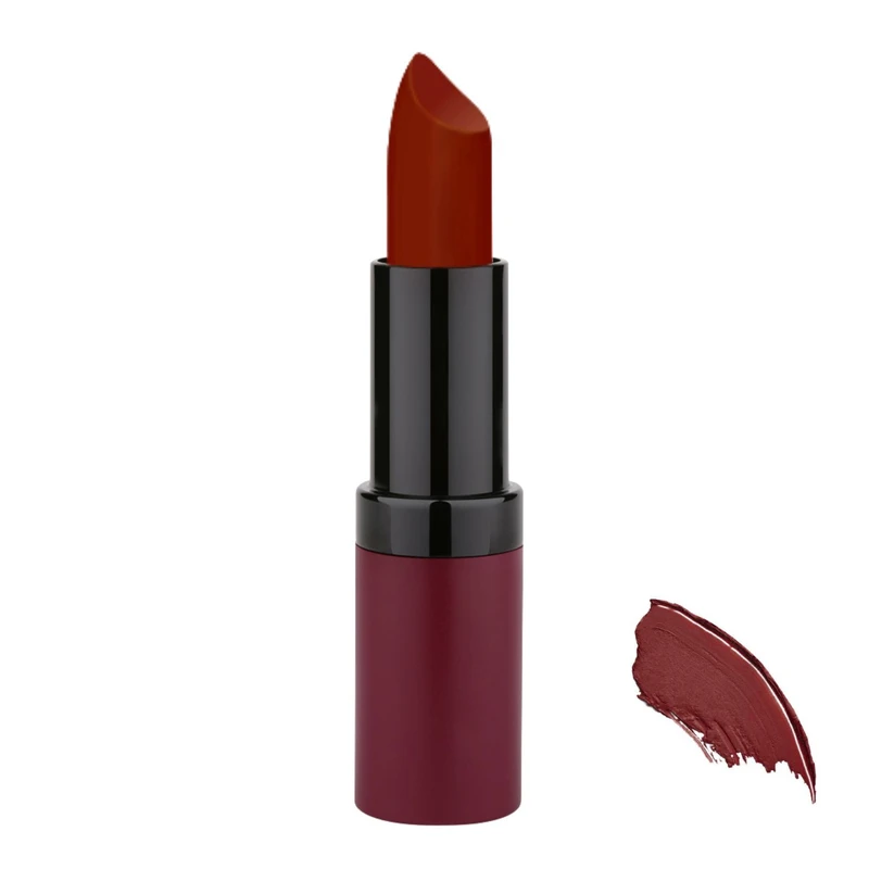 رژ لب جامد مات گلدن رز مدل Velvet شماره 40