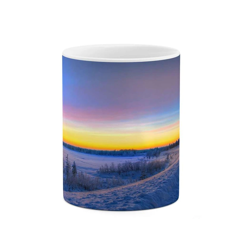 ماگ کاکتی مدل منظره برفی کد mgh14837