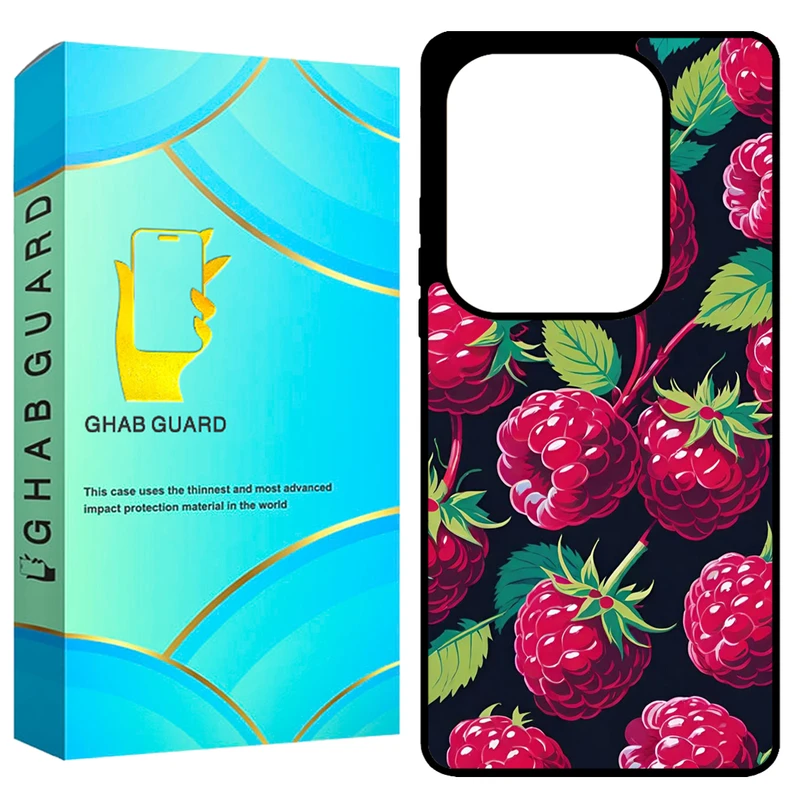 کاور قاب گارد طرح تمشک مدل GCHPN13P مناسب برای گوشی موبایل شیائومی Redmi Note 13 Pro 4G / Poco M6 Pro 4G