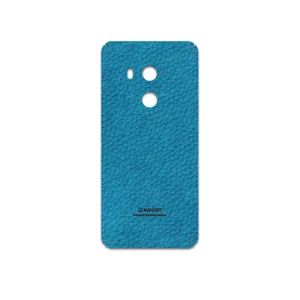 MAHOOT Blue-Leather Cover Sticker for HTC U11 Plus