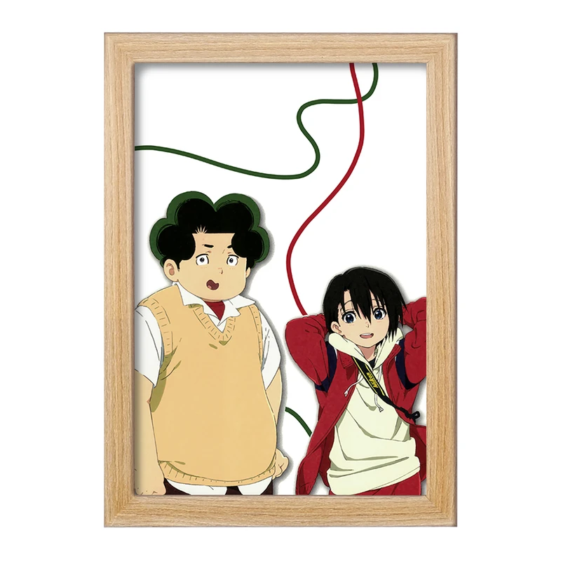 تابلو خندالو مدل یوزورو نیشیمیا و توموهیرو انیمه سایلنت ویس A Silent Voice  کد 15797