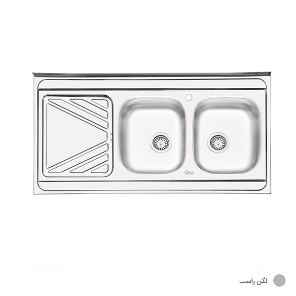 سینک ظرفشویی ایلیا استیل مدل 3028 روکار