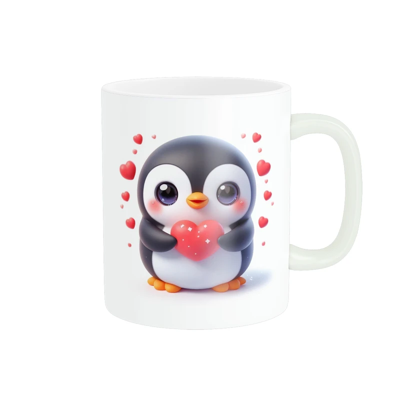 ماگ پاد آفرین طرح پنگوئن کد 1462