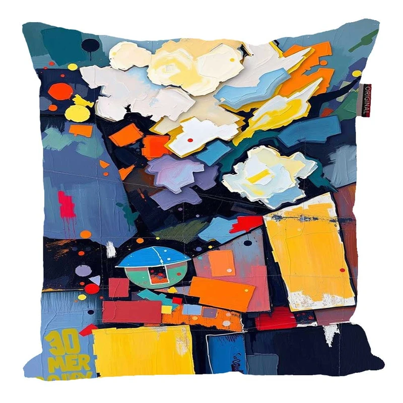 کوسن پاد آفرین مدل فانتزی رنگی مدرن کد 2087