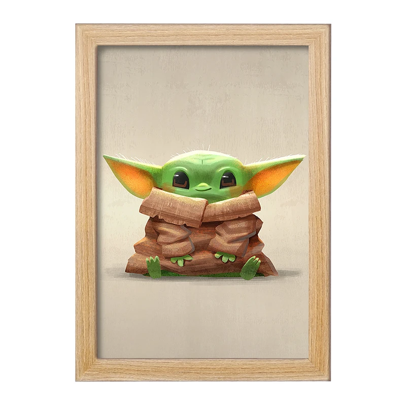 تابلو خندالو مدل یودا سریال جنگ ستارگان کد 26078