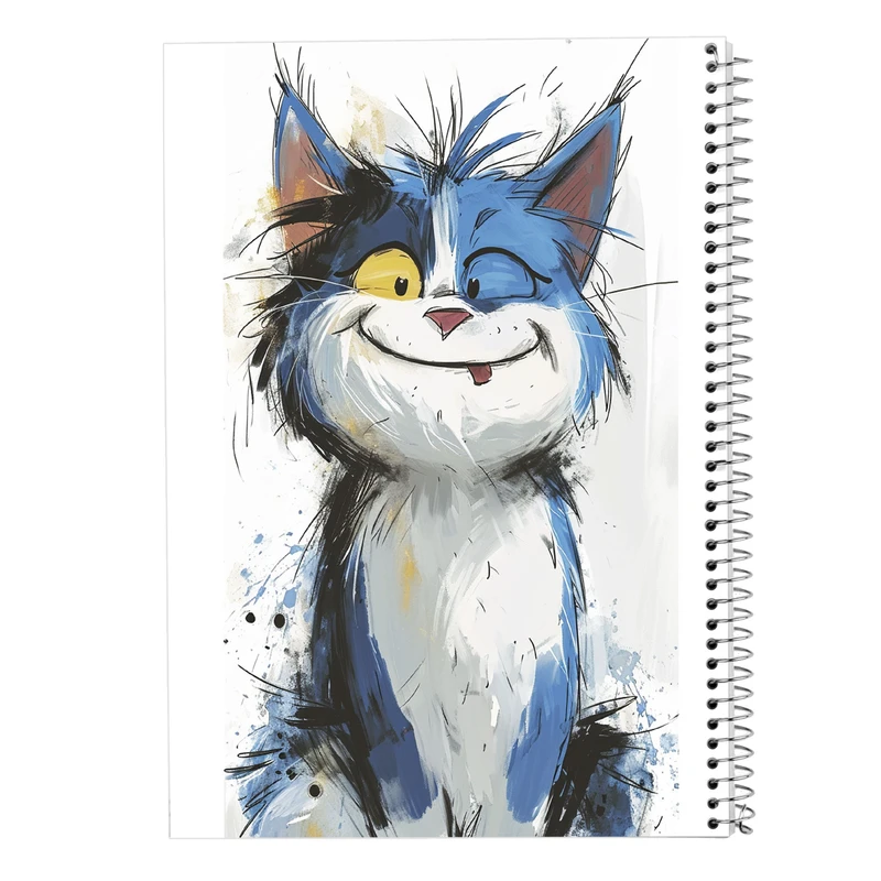 دفتر ژورنال نویسی 50 برگ مدوپد مدل نقطه ای طرح گربه کد DF14760