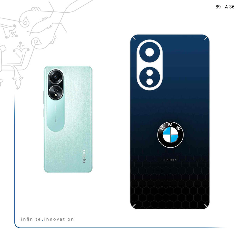 برچسب پوششی ماهوت مدل BMW مناسب برای گوشی موبایل اپو A58 4G