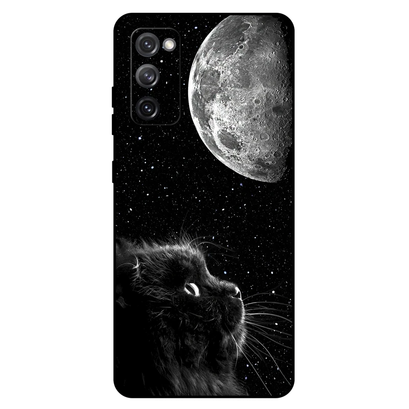 کاور مگافون طرح گربه مدل 1882 مناسب برای گوشی موبایل سامسونگ Galaxy S20 FE / S20 FE 5G  