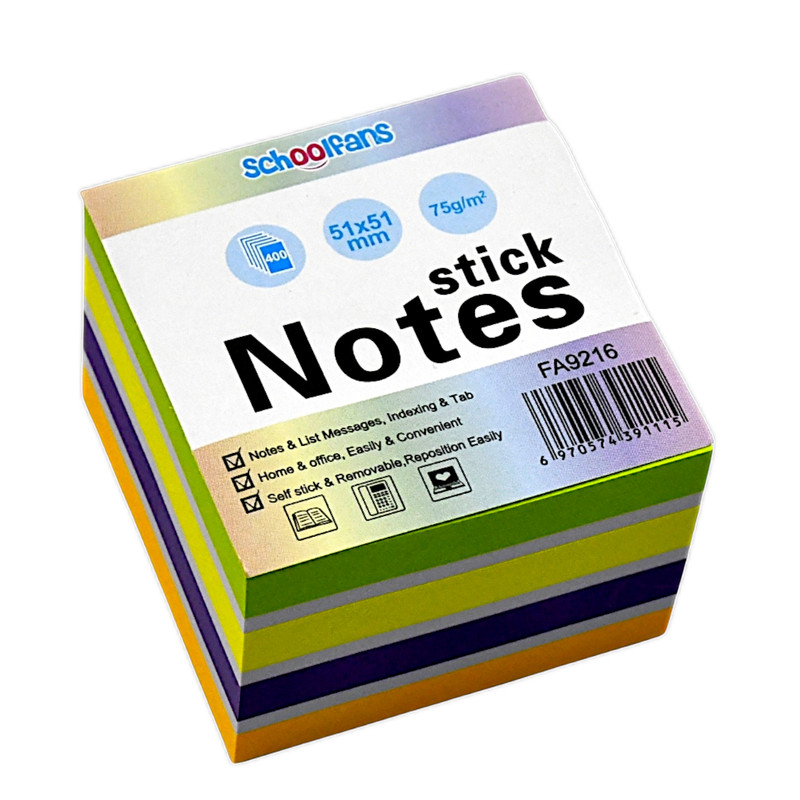 کاغذ چسب دار اسکول فنس مدل 9216 بسته 400 عددی