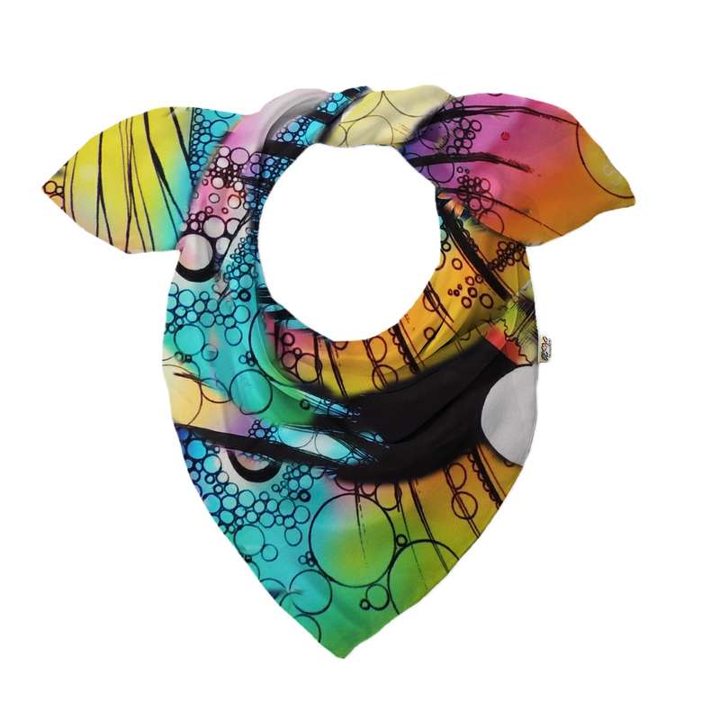 دستمال سر و گردن هزاردستان طرح چشم مدل BDAS109