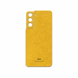 MAHOOT Mustard-Leather Cover Sticker for Samsung Galaxy S21 FE 5G