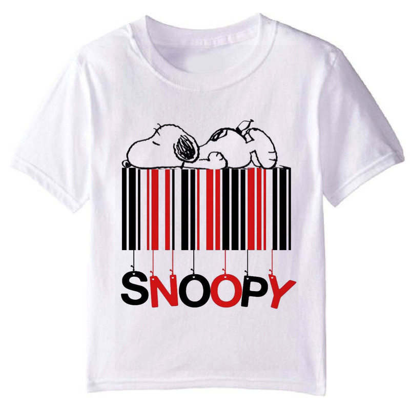 تی شرت آستین کوتاه پسرانه مدل F20 SNOOPY
