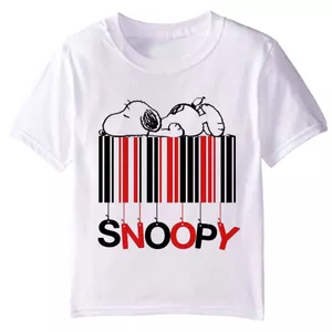 تی شرت آستین کوتاه پسرانه مدل F20 SNOOPY