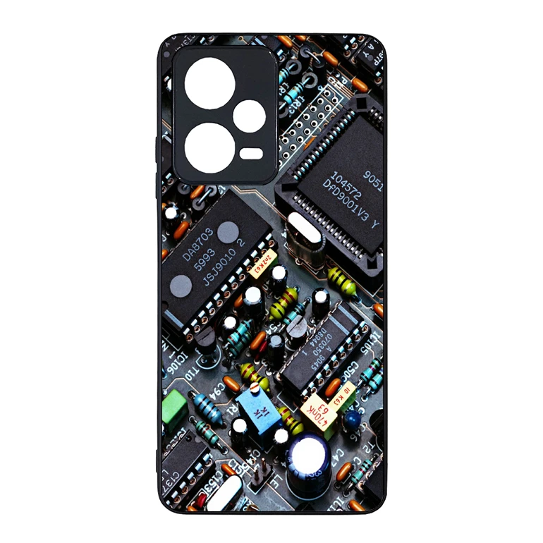 کاور طرح بورد الکترونیکی مناسب برای گوشی موبایل شیائومی redmi note 12 pro 5g
