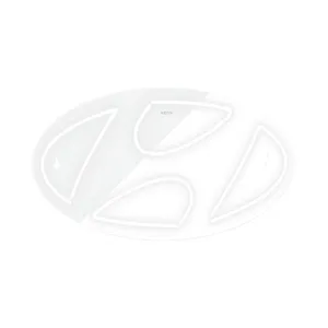 چراغ دیواری نئون دیزاین طرح Hyundai_WHT
