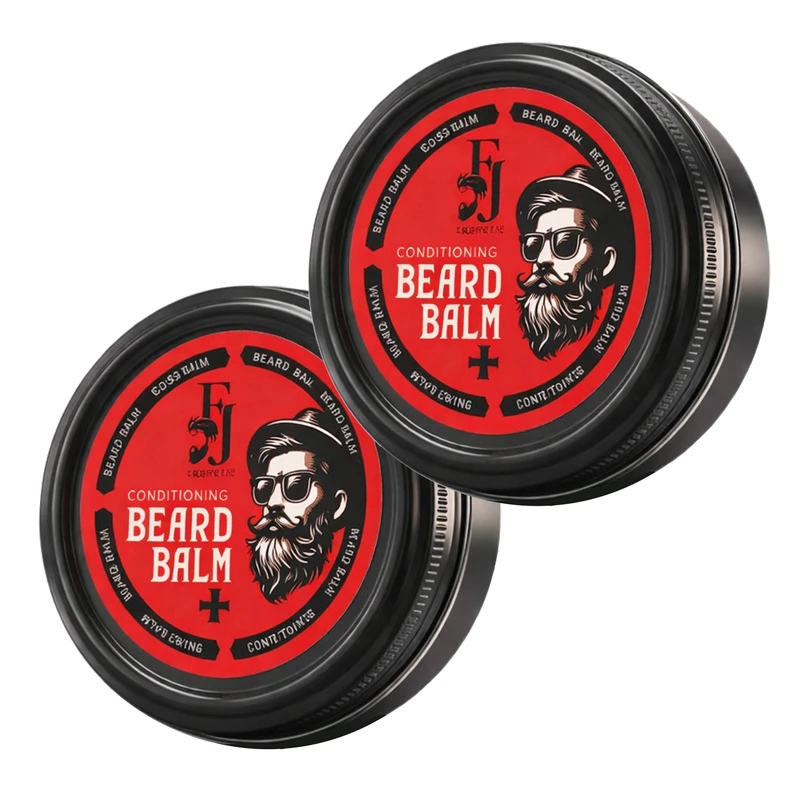 کرم نرم کننده ریش و سبیل افجه مدل Balm03 مناسب برای انواع مو با حجم 50 میلی‌لیتر مجموعه 2 عددی