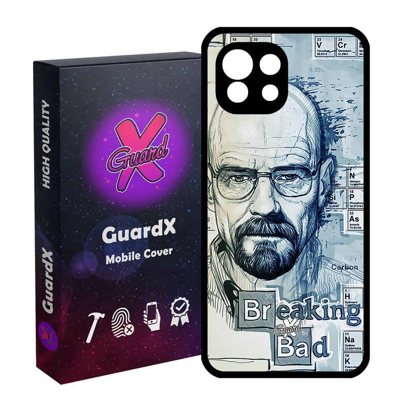 کاور گارد ایکس طرح Breaking Bad مدل Glass10202 مناسب برای گوشی موبایل شیائومی Mi 11 Lite