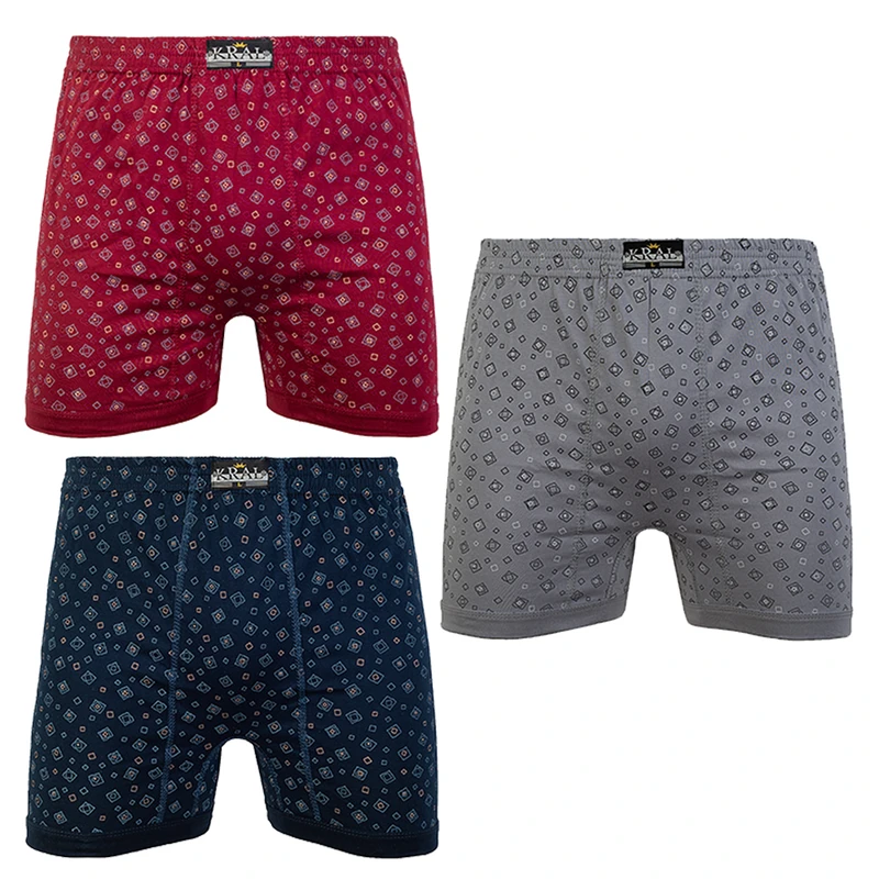 شورت پادار مردانه کرال کوئین مدل سوپر پنبه کد 01