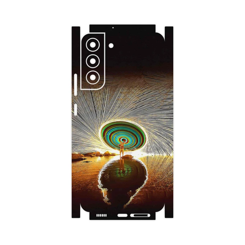 برچسب پوششی ماهوت مدل Night Light Fountain-FullSkin مناسب برای گوشی موبایل سامسونگ Galaxy S22 Plus 5G