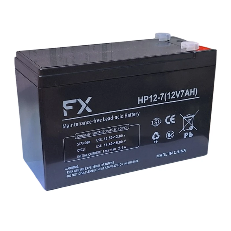 باتری سیلد اسید 12 ولت 7 آمپر ساعت اف ایکس مدل HP12-7