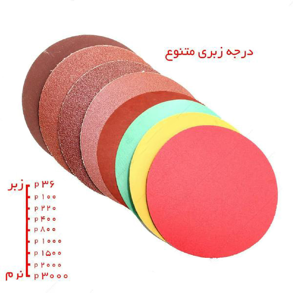 سنباده پشت کرکی بروکس مدل P60 بسته 5 عددی