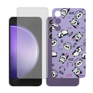 Glass Together model transparent Screen Protector Suitable for Samsung Galaxy S23 FE Mobile Phone with Back cover sticker